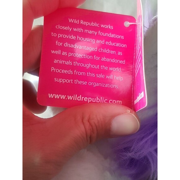 Wild Republic Unicorn Plush Mini  Sweet Sassy Stuffed Animal Toy Glitter Eyes 5" - Picture 14 of 15